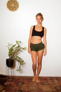 ASANA BOOTY SHORTS OLIVE