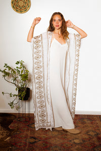 KIARA KAFTAN / KIMONO WHITE