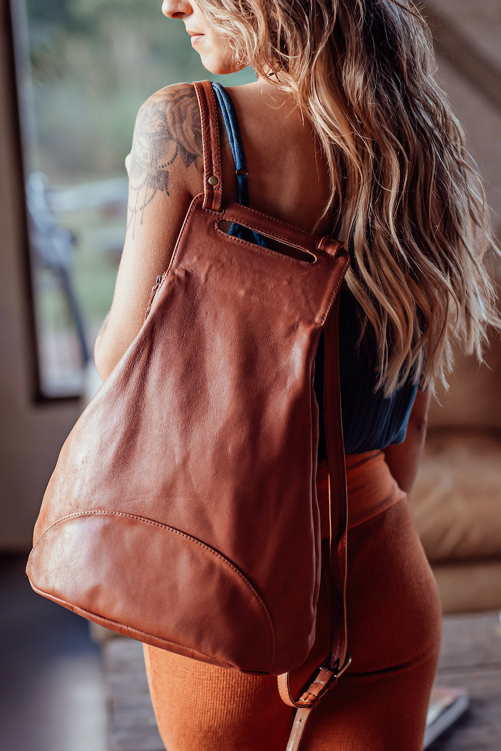 CLEO BACKPACK - BROWN