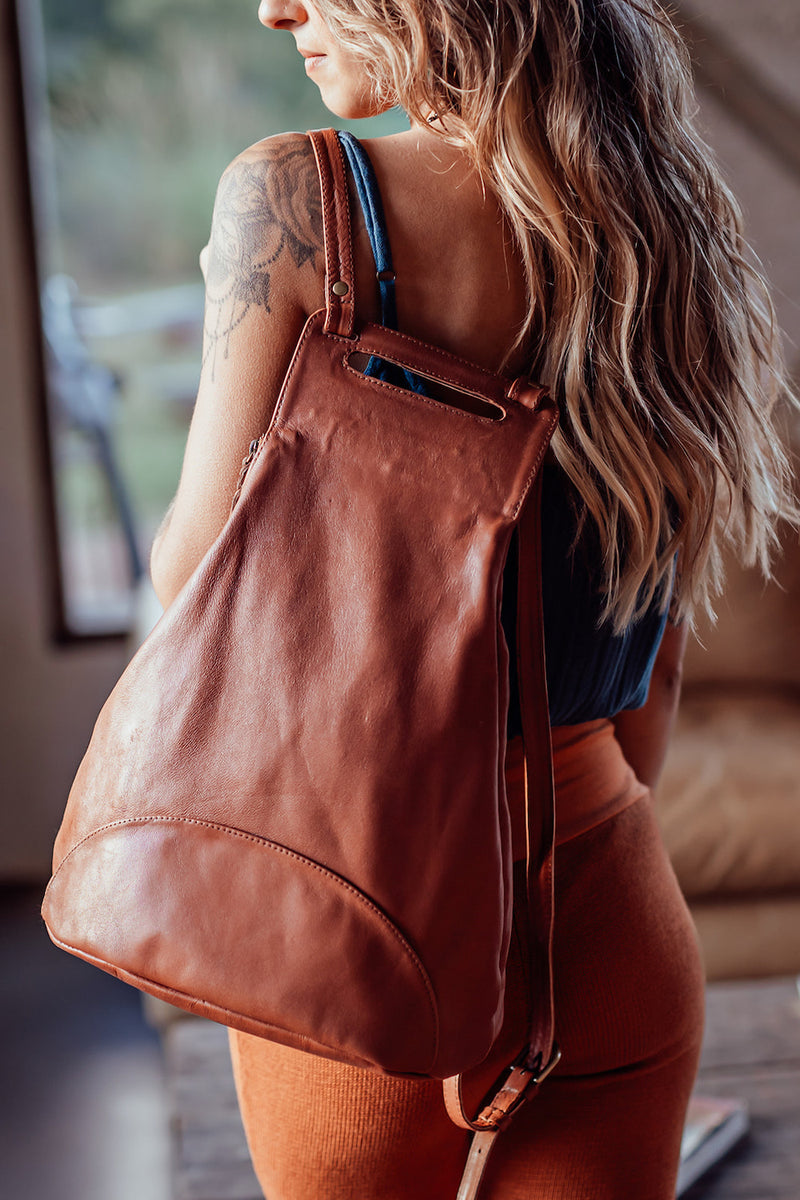 CLEO BACKPACK - BROWN