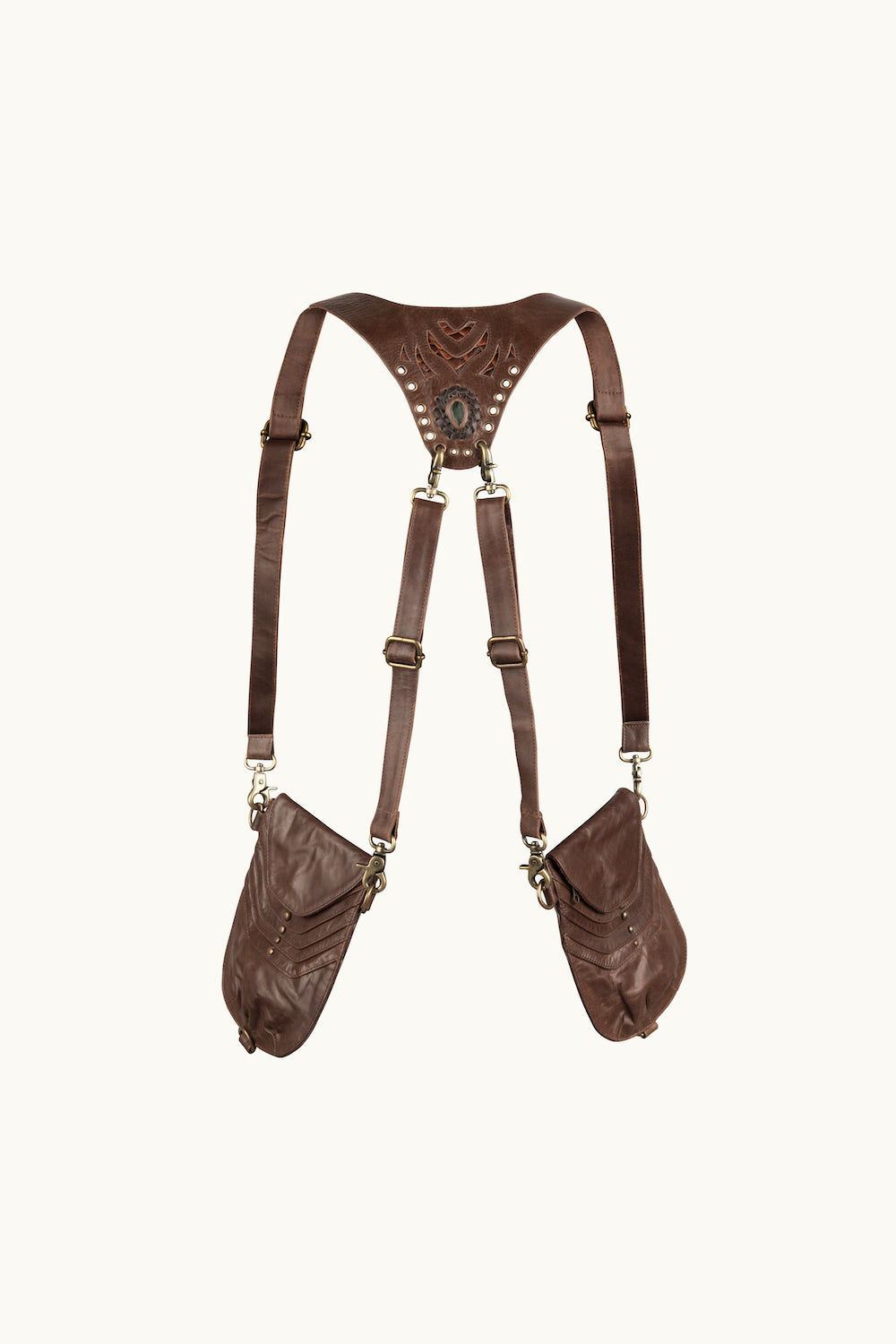 NEPTUNE LABRADORITE LEATHER HOLSTER BROWN