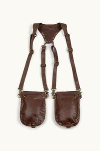 NEPTUNE LABRADORITE LEATHER HOLSTER BROWN