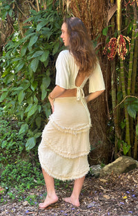 PALO SANTO SKIRT RMX CREAM