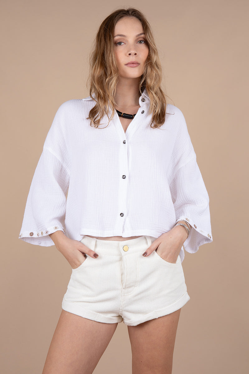 NIKKO HANDMADE SHIRT WHITE