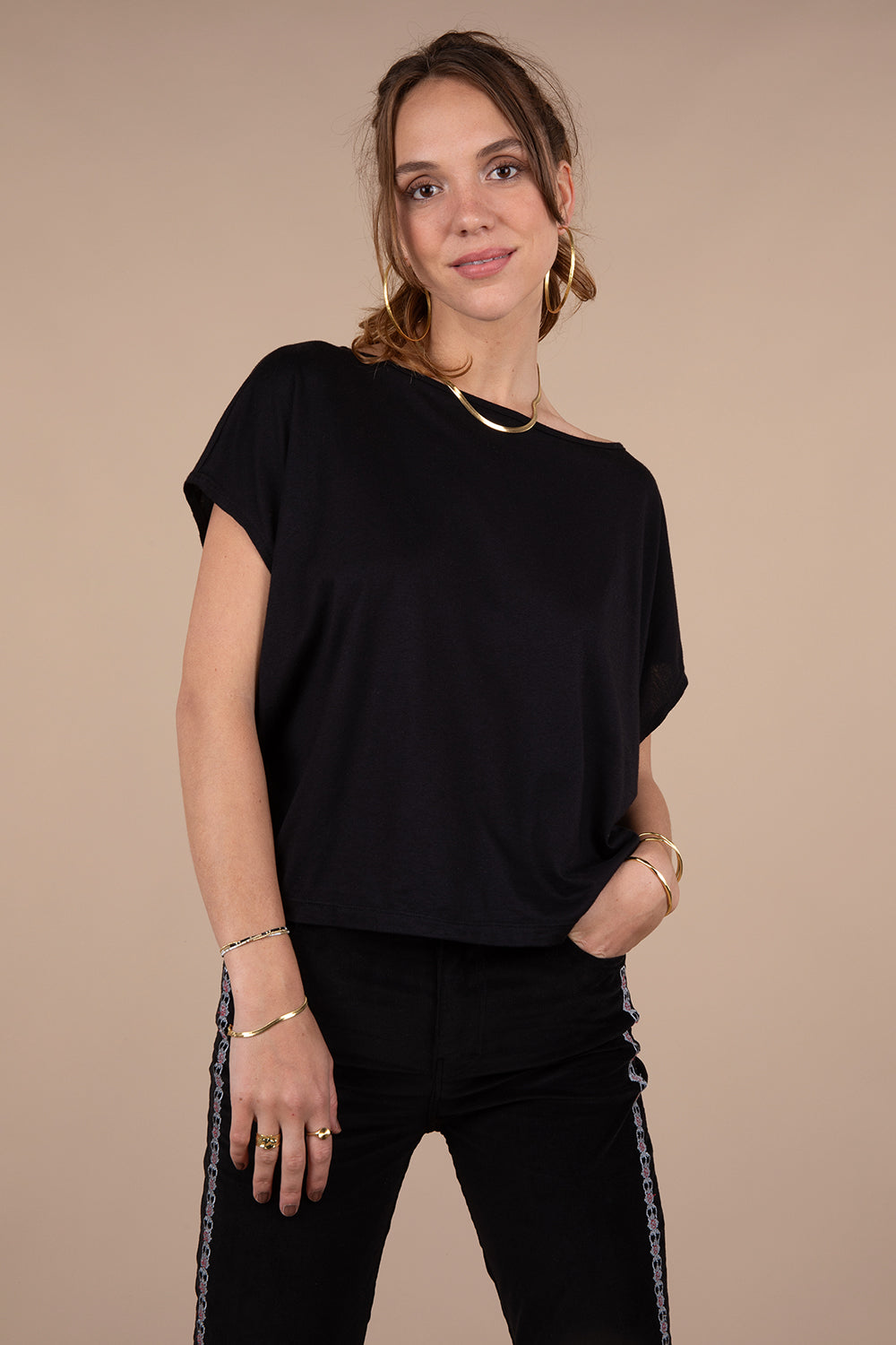 PARIS T SHIRT BLACK