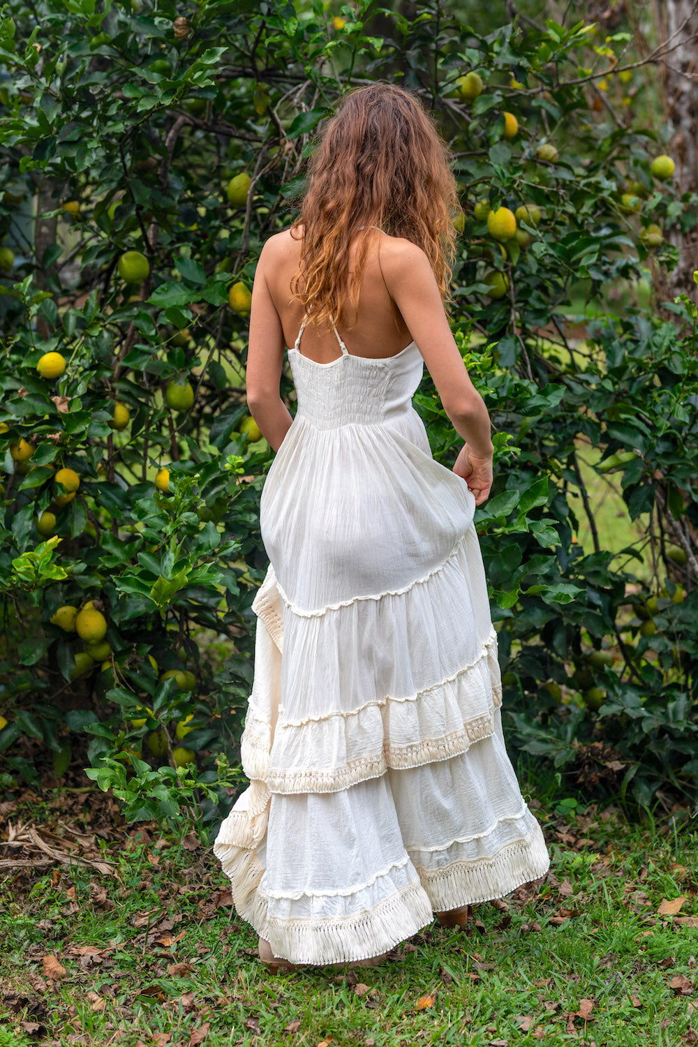 SEASHELL FRILL DRESS