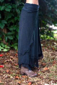 PATCHOULI SKIRT BLACK