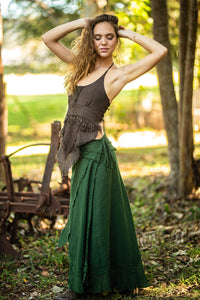 PATCHOULI SKIRT GREEN