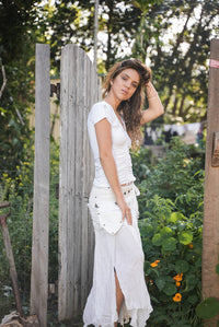 BRAIDED TOP WHITE