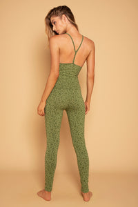 CAT YOGA JUMPSUIT LEOPARD