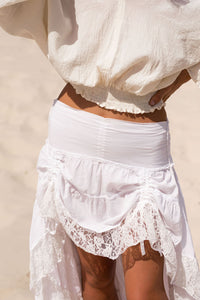 SAFFRON SKIRT WHITE