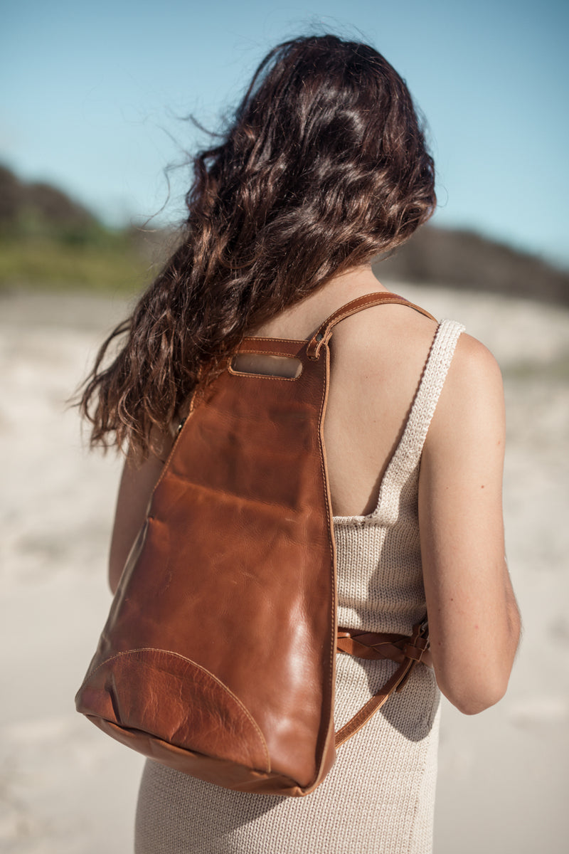 CLEO BACKPACK - BROWN