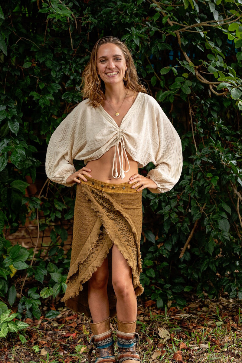 PALO SANTO SKIRT TAN