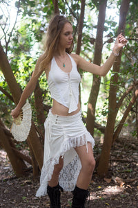 SITA SKIRT IN WHITE