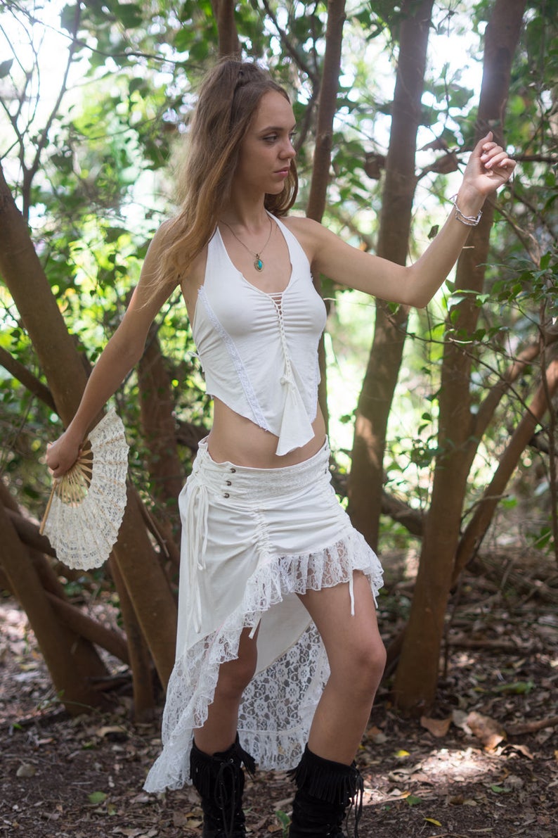 SITA SKIRT IN WHITE