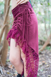 SITA SKIRT IN MAROON