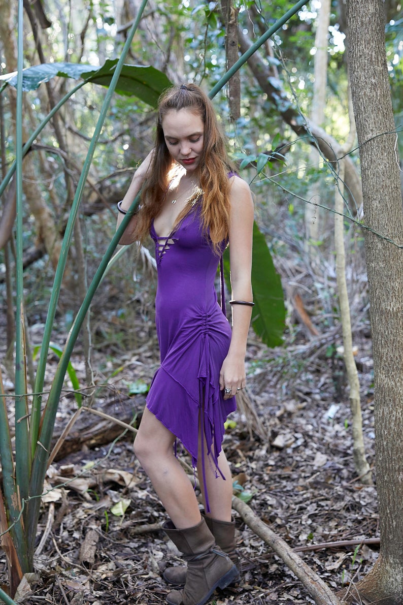 PIXIE DRESS IN PURPLE