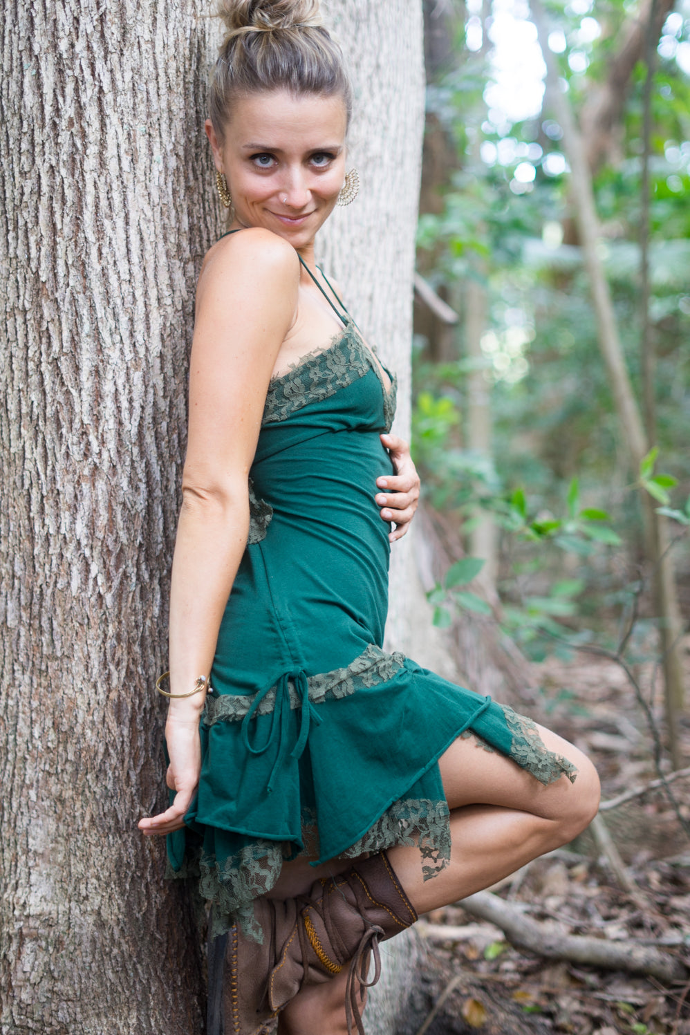 GYPSY PIXIE DRESS EMERALD